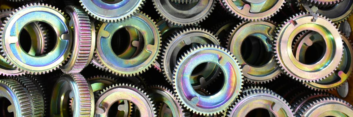 esempio di passivazione cromo trivalente iridescente